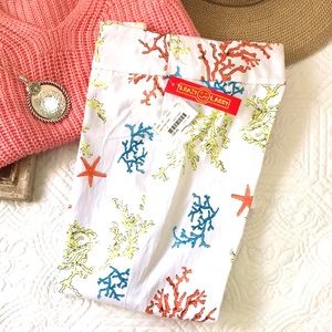 NWT Crazy Larry Ankle Pants in Multi Reef